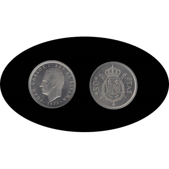 España Juan Carlos 50 Pesetas JC 1975 *(19-79) 