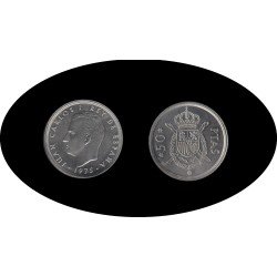 España Juan Carlos 50 Pesetas JC 1975 *(19-80) España Juan Carlos 50 Pesetas JC 1975 *(19-80)