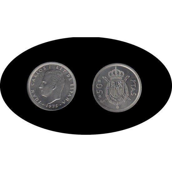 España Juan Carlos 50 Pesetas JC 1975 *(19-80) 