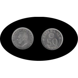 España Juan Carlos 50 Pesetas JC 1980 *(19-82) España Juan Carlos 50 Pesetas JC 1980 *(19-82)