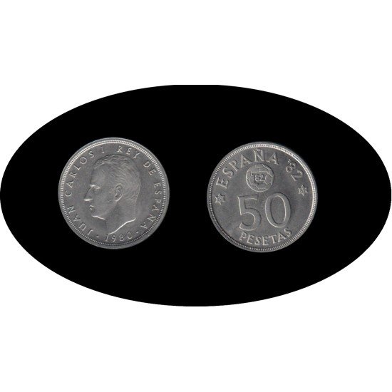 España Juan Carlos 50 Pesetas JC 1980 *(19-82) 
