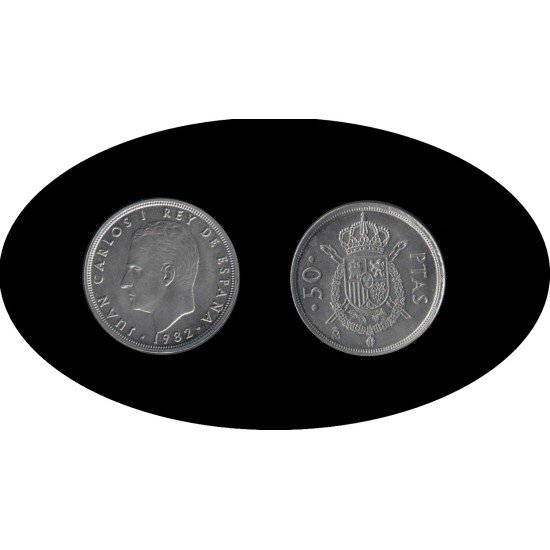 España Juan Carlos 50 Pesetas JC 1982 Madrid