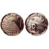 España Juan Carlos 50 Pesetas JC 1992 La Pedrera Barcelona