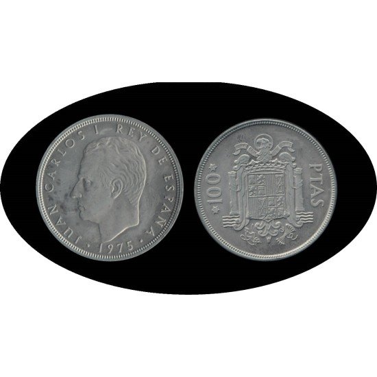 España Juan Carlos 100 Pesetas JC 1975 *(19-76) 