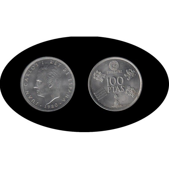 España Juan Carlos 100 Pesetas JC 1980 *(19-80) 