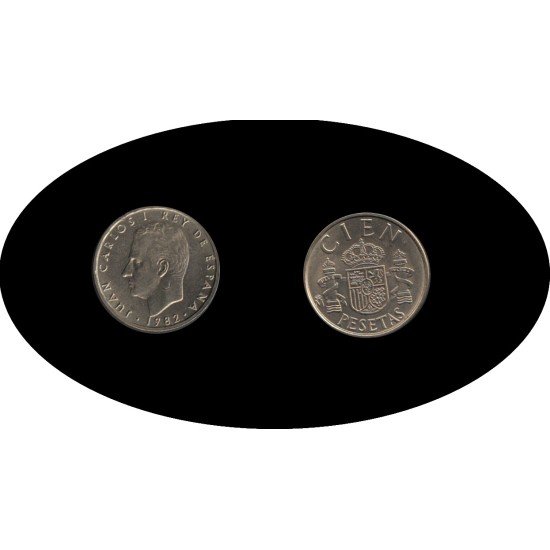 España Juan Carlos 100 Pesetas JC 1982 Madrid
