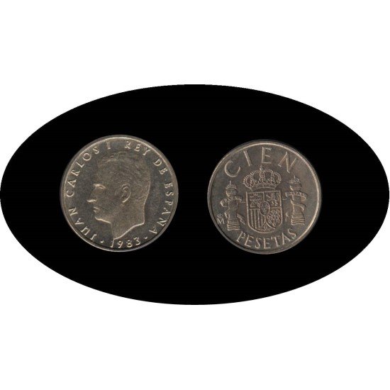 España Juan Carlos 100 Pesetas JC 1983 Madrid