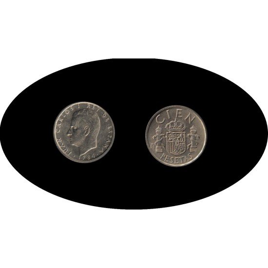 España Juan Carlos 100 Pesetas Jc 1984 Madrid