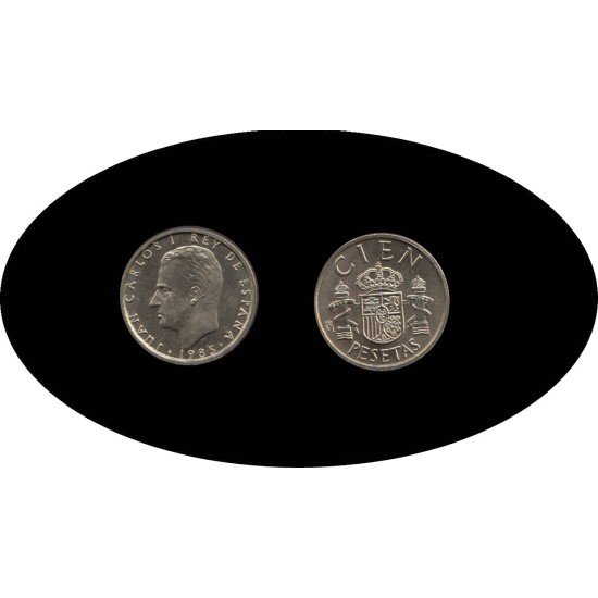 España Juan Carlos 100 Pesetas JC 1985 Madrid