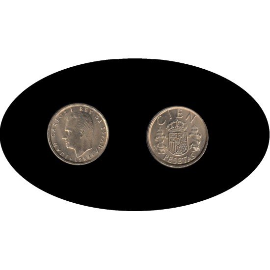 España Juan Carlos 100 Pesetas JC 1986 Madrid