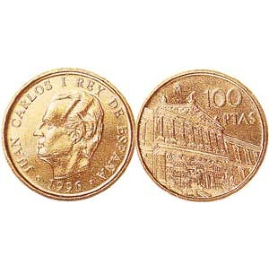 España Juan Carlos 100 Pesetas JC 1996 Madrid