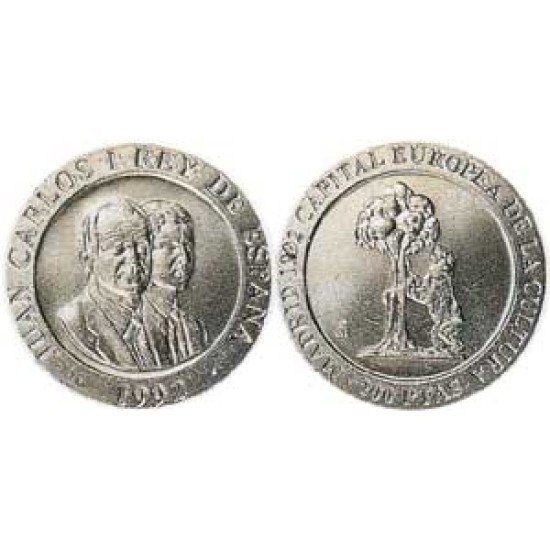 España Juan Carlos 200 Pesetas JC 1992 Madrid Oso y Madroño España Juan Carlos 200 Pesetas JC 1992 Madrid Oso y Madroño