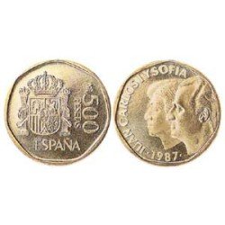 España Juan Carlos 500 Pesetas JC 1987 Madrid España Juan Carlos 500 Pesetas JC 1987 Madrid