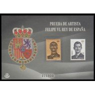 España Spain Prueba de lujo 120 2015 Felipe VI Rey de España Sello Oro España Spain Prueba de lujo 120 2015 Felipe VI Rey de España Sello Oro