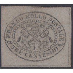 Italia Estados Pontificios Nº 13 1867 Escudo de Armas Marquilla Roig MH