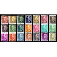 España Spain 1143/63 1955/1956 General Franco MNH