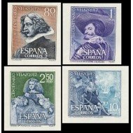 España Spain 1344/47 SH 1961 III Centenario de la Muerte de Velásquez MNH España Spain 1344/47 SH 1961 III Centenario de la Muerte de Velásquez MNH