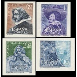 España Spain 1344/47 SH 1961 III Centenario de la Muerte de Velásquez MNH España Spain 1344/47 SH 1961 III Centenario de la Muerte de Velásquez MNH