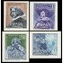 España Spain 1344/47 SH 1961 III Centenario de la Muerte de Velásquez MNH