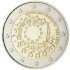 Francia  2015 2 € euros conmemorativos XXX Aniversario bandera