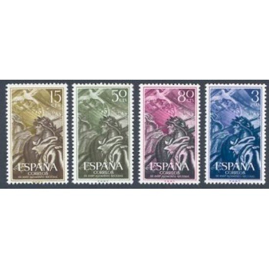 España Spain 1187/90 1956 XX Anv. del Alzamiento Nacional MNH