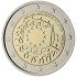Bélgica 2015 2 € euros conmemorativos XXX Aniversario bandera