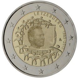 Luxemburgo 2015 2 € euros conmemorativos XXX Aniversario bandera Luxemburgo 2015 2 € euros conmemorativos XXX Aniversario bandera