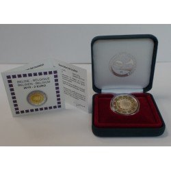 Bélgica Moneda 2 € conmemorativa - estuche - 2015 30º Aniv. Bandera europea Bélgica Moneda 2 € conmemorativa - estuche - 2015 30º Aniv. Bandera europea