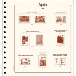 Hojas sellos España Cultural Filober 1956/57 sin montar Hojas sellos España Cultural Filober 1956/57 sin montar