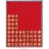 Lindner 2550 Bandeja 20 mm para monedas con 99 hoyos redondos