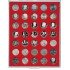 Lindner 2104 Bandeja 31 mm para monedas con 35 hoyos redondos