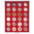Lindner 2224 Bandeja 41 mm para monedas con 24 huecos redondos en cápsulas