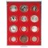 Lindner 2212 Bandeja 58 mm para monedas con 12 huecos redondos en cápsulas  