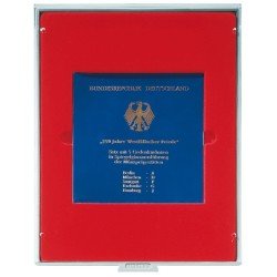 Lindner 2211 Bandeja 150 x 150 mm monedas 1 compartimento cuadrado 10 DM.PRF. Lindner 2211 Bandeja 150 x 150 mm monedas 1 compartimento cuadrado 10 DM.PRF.