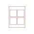 Lindner 2804 Bandeja doble 100 x 100 mm para monedas dos compartimentos para 4 monedas 