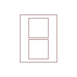 Lindner 2802 Bandeja doble 125 x 125 mm compartimentos cuadrados 2 monedas Lindner 2802 Bandeja doble 125 x 125 mm compartimentos cuadrados 2 monedas