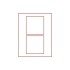 Lindner 2802 Bandeja doble 125 x 125 mm compartimentos cuadrados 2 monedas 