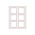 Lindner 2806 Bandeja doble 85 x 85 mm compartimentos cuadrados 6 monedas 