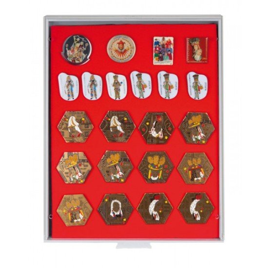 Lindner 2417 Bandeja de colección para Pins / Medallas