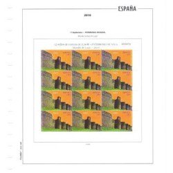 Hojas sellos España Filober color Minipliegos 2010 sin montar Hojas sellos España Filober color Minipliegos 2010 sin montar