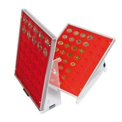 Lindner 2187 Display de bandejas para monedas hecho de vidrio Lindner 2187 Display de bandejas para monedas hecho de vidrio