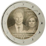 Luxemburgo 2015 2 € euros conmemorativos Entronización Duque Enrique