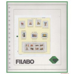 Hojas España Filabo Registro montado con protectores 1962 Hojas España Filabo Registro montado con protectores 1962