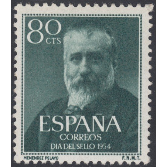 España Spain 1142 1954 Menéndez Pelayo MNH España Spain 1142 1954 Menéndez Pelayo MNH