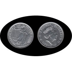 Britania Britannia 1 OZ onza  2016 Liberty  2£ Plata Ag