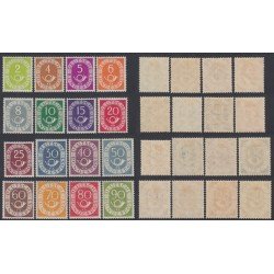 Alemania Federal Germany Yvert 9/24 SC#670/85# 123/38 1951 - 52 Corneta Postal MH Alemania Federal Germany Yvert 9/24 SC#670/85# 123/38 1951 - 52 Corneta Postal MH