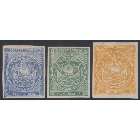 Ecuador 1/3 1865 - 1872  Escudo de Armas MH