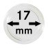 Lindner 2250017P Cápsulas para bandejas 17 mm pqte 10