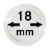 Lindner 2250018P Cápsulas 18 mm para bandejas pqte 10