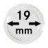 Lindner 2250019P Cápsulas 19 mm para bandejas pqte 10